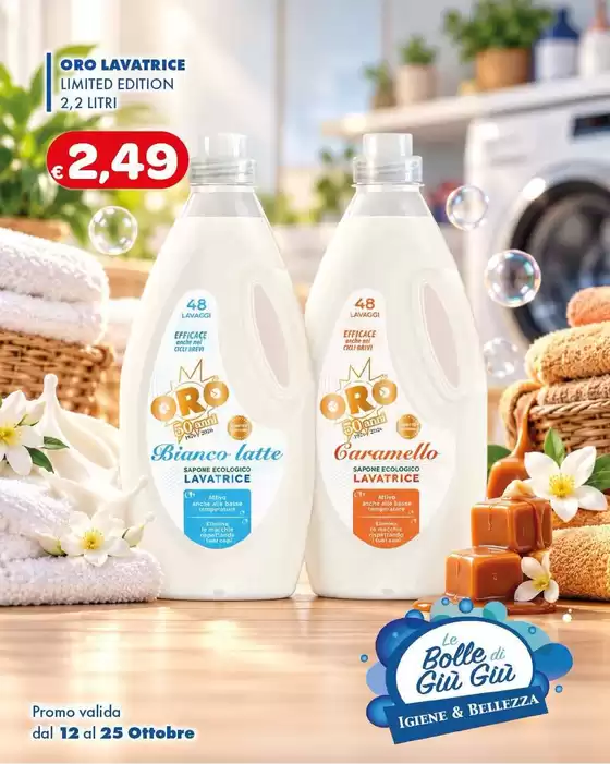 Volantino Le Bolle di Giù Giù a Ceres | Promo valida dal 12 al 25 ottobre | 2026-10-12T00:00:00.000Z - 2026-10-25T00:00:00.000Z