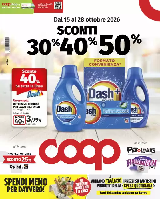 Volantino Coop | Sconti 30% 40% 50% | 2026-10-15T00:00:00.000Z - 2026-10-28T00:00:00.000Z