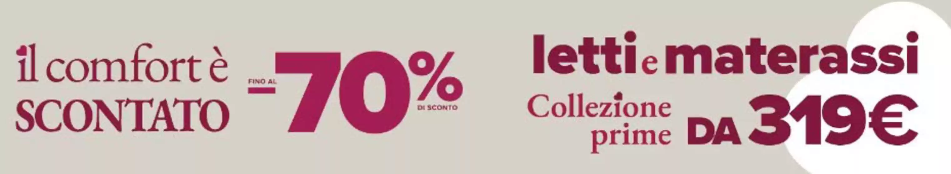 Volantino PerDormire a Corsico | Fino al -70% | 2026-10-14T00:00:00.000Z - 2026-11-01T00:00:00.000Z
