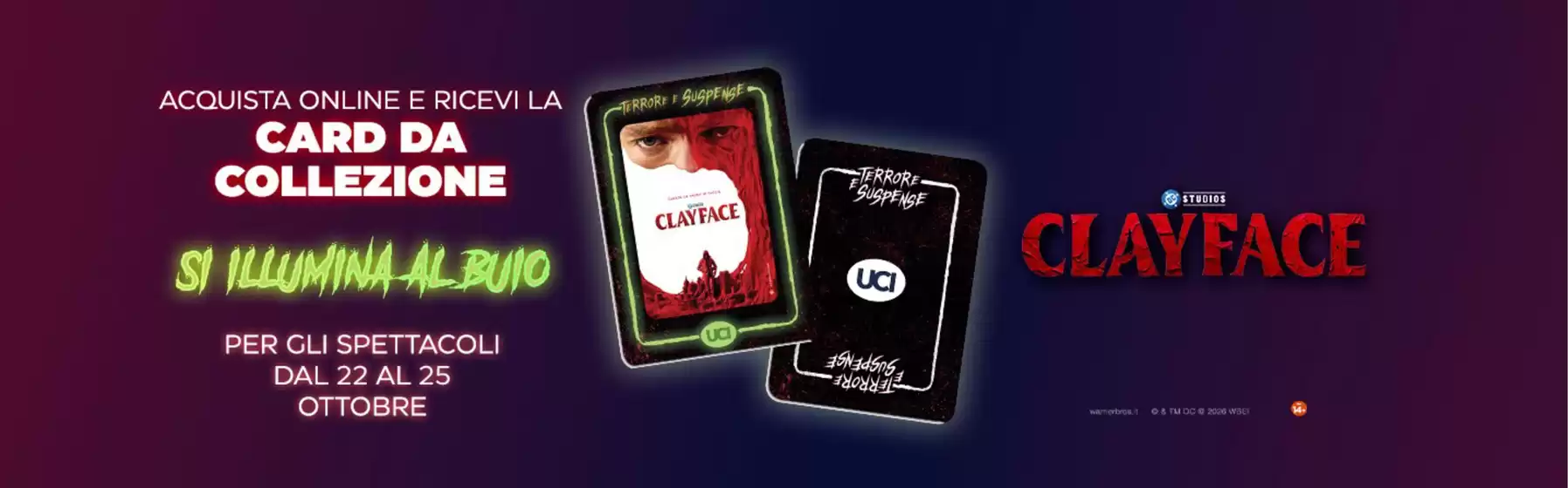 Volantino Uci Cinemas a Miradolo Terme | Ricevi la card dal collezione | 2026-10-22T00:00:00.000Z - 2026-10-25T00:00:00.000Z