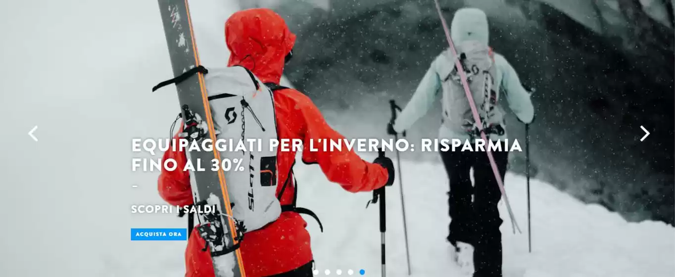 Volantino Scott a Jesolo | Fino al 30% | 2026-10-14T00:00:00.000Z - 2027-03-22T00:00:00.000Z