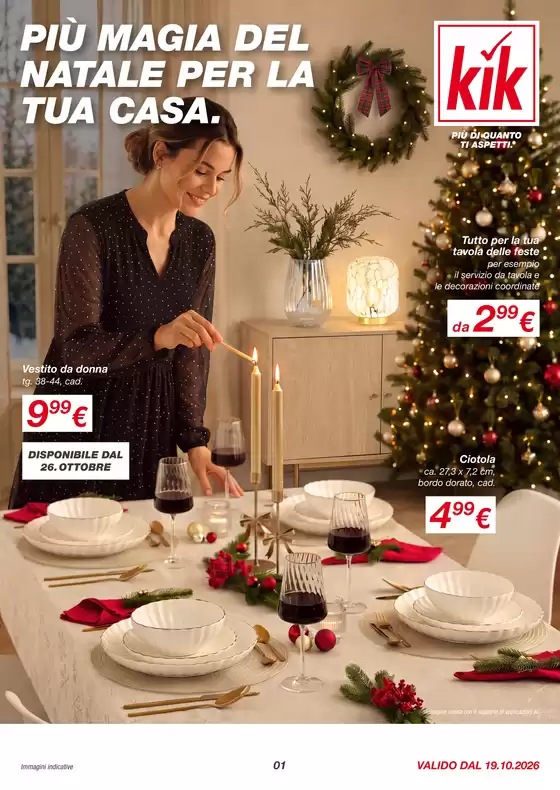 Volantino KiK a Gurro | Più magia del natale per la tua casa | 2026-10-16T00:00:00.000Z - 2026-10-24T00:00:00.000Z
