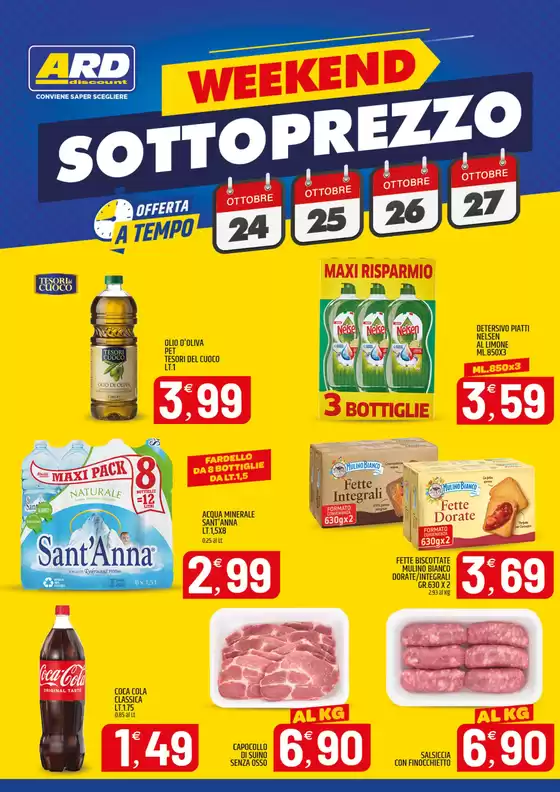 Volantino ARD Discount | Weekend Sottoprezzo | 2026-10-19T00:00:00.000Z - 2026-10-28T00:00:00.000Z