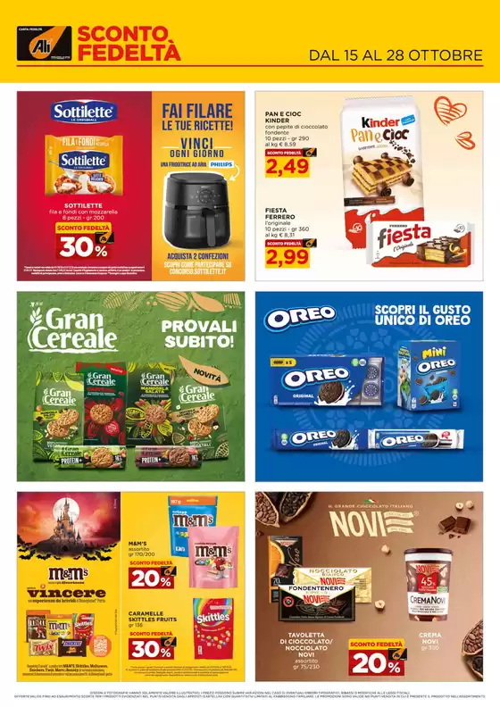 Volantino Alì e Alìper | Sconto Fedeltà | 2026-10-15T00:00:00.000Z - 2026-10-28T00:00:00.000Z