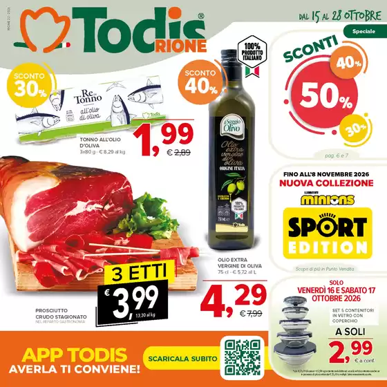 Volantino Todis a Albano Laziale | Sconti 30%40%50% | 2026-10-15T00:00:00.000Z - 2026-11-30T00:00:00.000Z