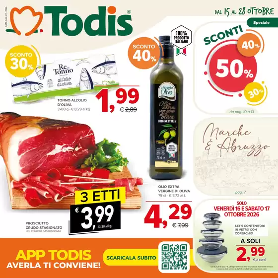 Volantino Todis a Sant'Arsenio | Sconti 30%40%50% | 2026-10-15T00:00:00.000Z - 2026-10-28T00:00:00.000Z