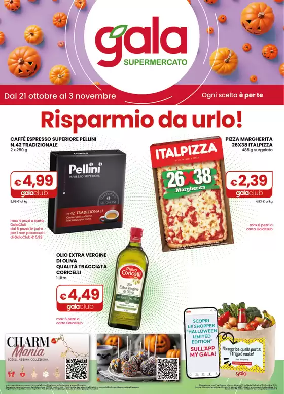 Volantino Gala a Castelbellino | Risparmio da urlo! | 2026-10-21T00:00:00.000Z - 2026-11-03T00:00:00.000Z