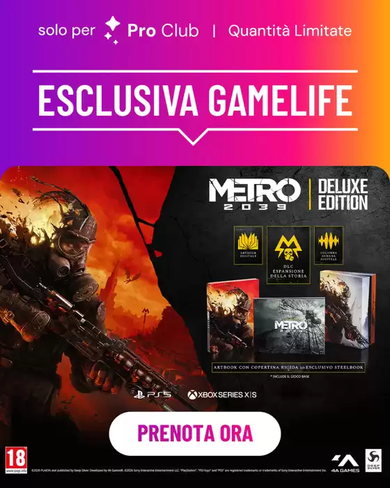 Volantino Gamelife a Casamassima | Offerte Gamelife | 2026-10-15T00:00:00.000Z - 2026-10-29T00:00:00.000Z