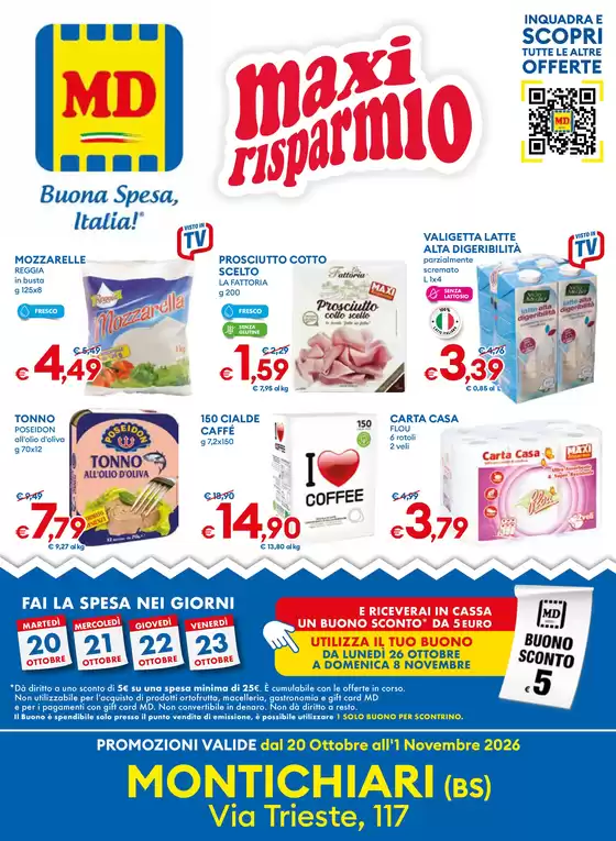 Volantino MD a | Maxi Risparmio | 2026-10-21T00:00:00.000Z - 2026-11-01T00:00:00.000Z