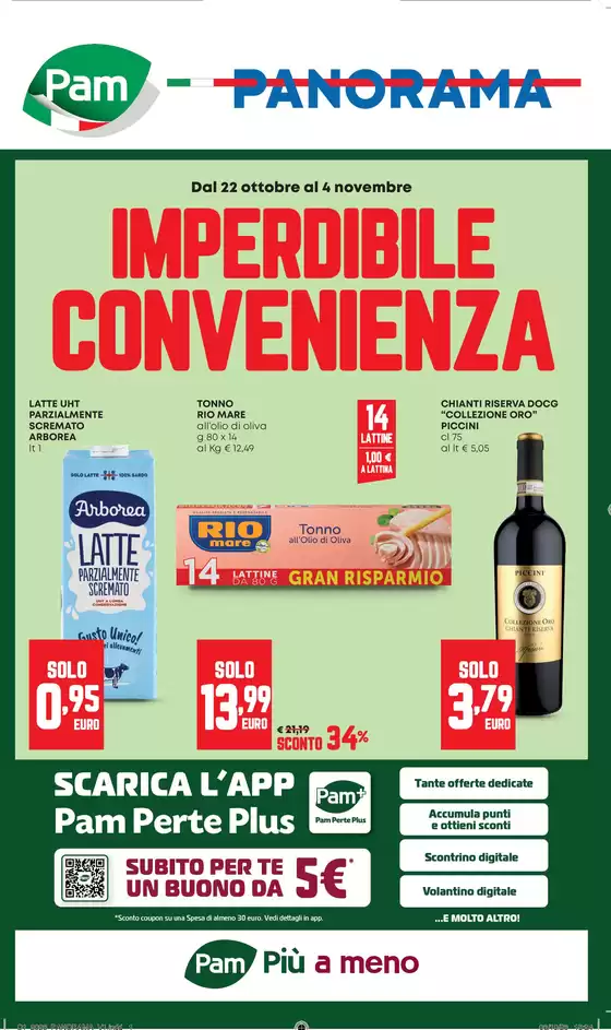 Volantino Pam a Vicenza | Imperdibile convenienza | 2026-10-22T00:00:00.000Z - 2026-11-04T00:00:00.000Z