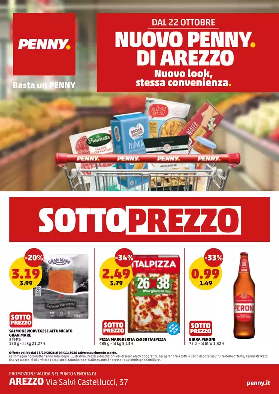 Volantino PENNY a Vittorio Veneto | Sotto prezzo | 2026-10-22T00:00:00.000Z - 2026-11-04T00:00:00.000Z