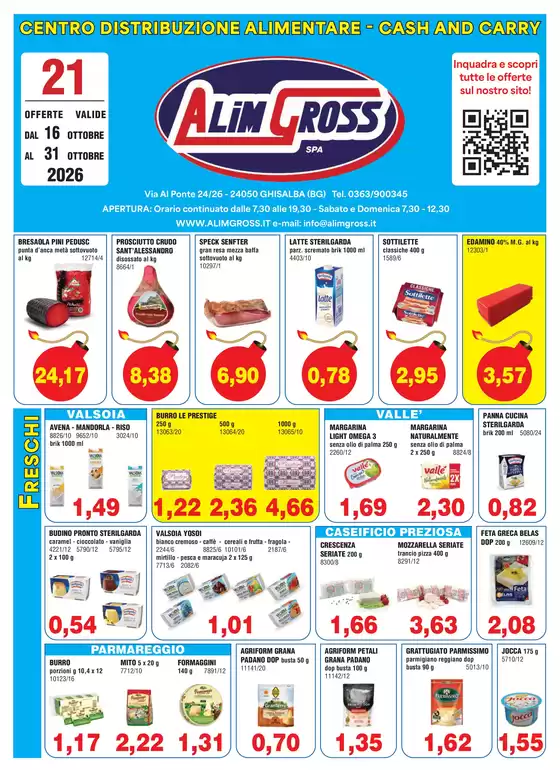 Volantino Alimgross | OFFERTE VALIDE DAL 16 OTTOBRE AL 31 OTTOBRE | 2026-10-16T00:00:00.000Z - 2026-10-31T00:00:00.000Z