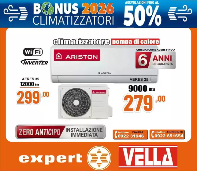 Volantino Vella Elettrodomestici a Belpasso | Bonus 2026 | 2026-01-01T00:00:00.000Z - 2026-12-31T00:00:00.000Z