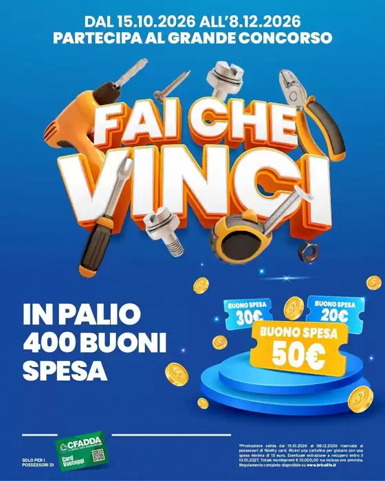 Volantino CFadda a Preganziol | Fai che vinci | 2026-10-15T00:00:00.000Z - 2026-12-08T00:00:00.000Z