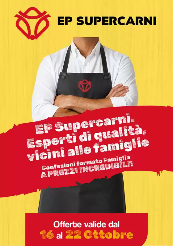 Volantino EP Supercarni | Offerte valide dal 16 al 22 Ottobre | 2026-10-16T00:00:00.000Z - 2026-10-22T00:00:00.000Z