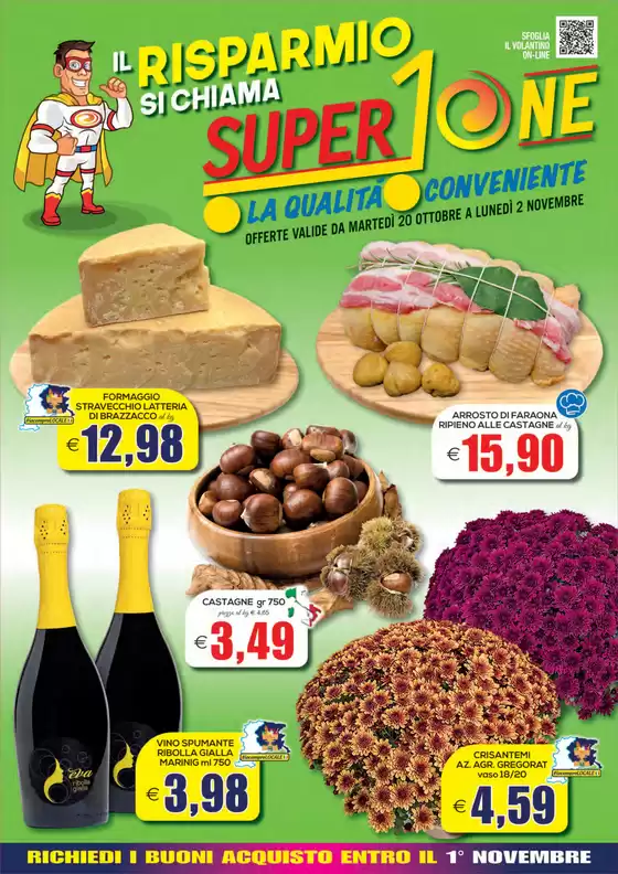 Volantino SuperOne a Massafra | Il risparmio si chiama SuperOne | 2026-10-20T00:00:00.000Z - 2026-11-02T00:00:00.000Z