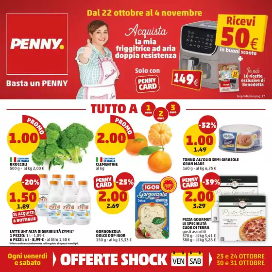 Volantino PENNY a Gualdo | Tutto a 1 2 3 Euro | 2026-10-22T00:00:00.000Z - 2026-11-04T00:00:00.000Z