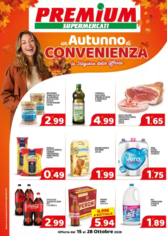 Volantino Premium Supermercati | Un autunno di convenienza | 2026-10-15T00:00:00.000Z - 2026-10-28T00:00:00.000Z