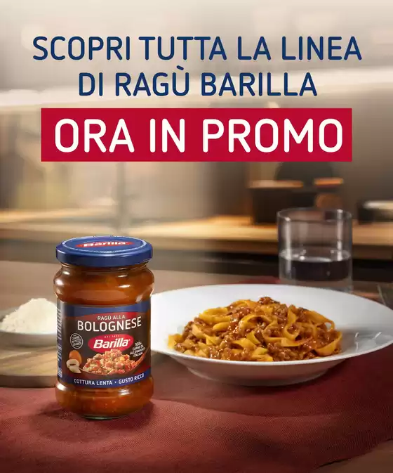Volantino Barilla | Scopri tutta la linea di ragù Barilla | 2026-10-19T00:00:00.000Z - 2026-11-01T00:00:00.000Z