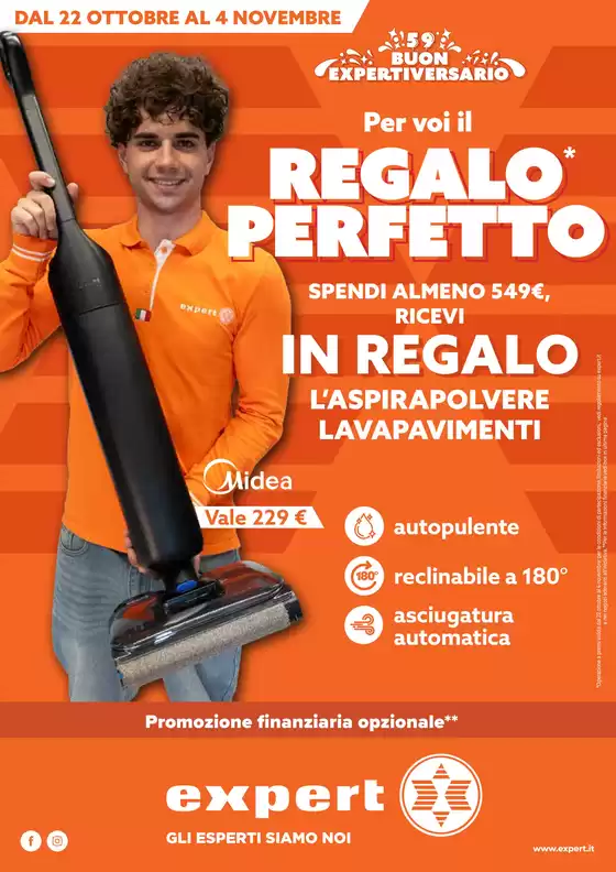 Volantino Expert a Villa Bartolomea | Regalo perfetto da Expert! | 2026-10-22T00:00:00.000Z - 2026-11-04T00:00:00.000Z