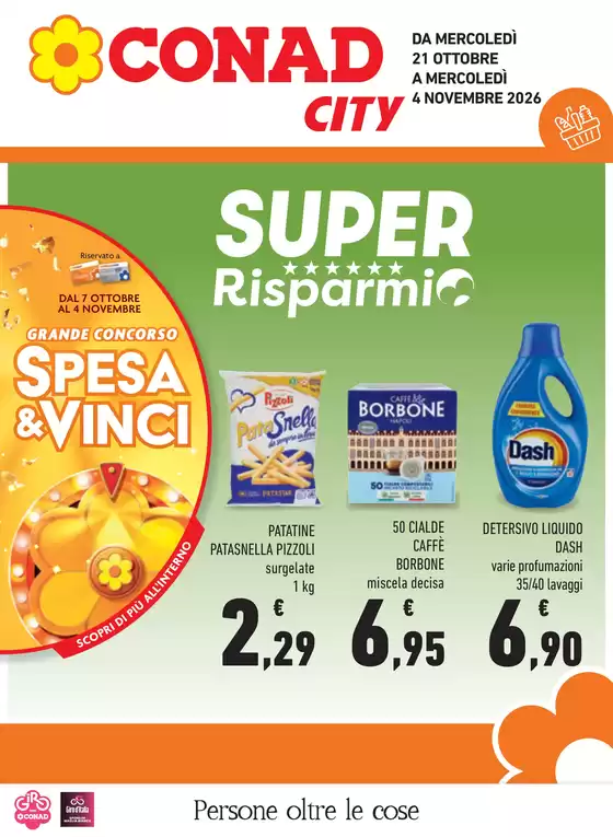 Volantino Sapori & Dintorni a Pontestura | SUPER RISPARMIO - CITY EMILIA | 2026-10-21T00:00:00.000Z - 2026-11-04T00:00:00.000Z