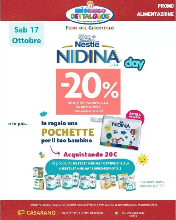 Volantino Mio Bimbo Dettalgros a Livigno | Offerte esclusive e affari | 2026-10-17T00:00:00.000Z - 2026-10-17T00:00:00.000Z