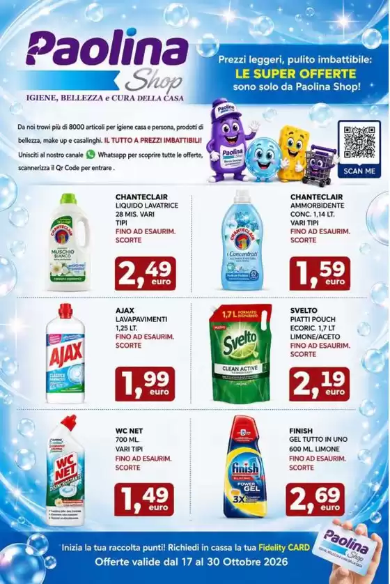 Volantino Paolina Shop a Castelrotto | Offerte valide dal 17 al 30 ottobre | 2026-10-17T00:00:00.000Z - 2026-10-30T00:00:00.000Z