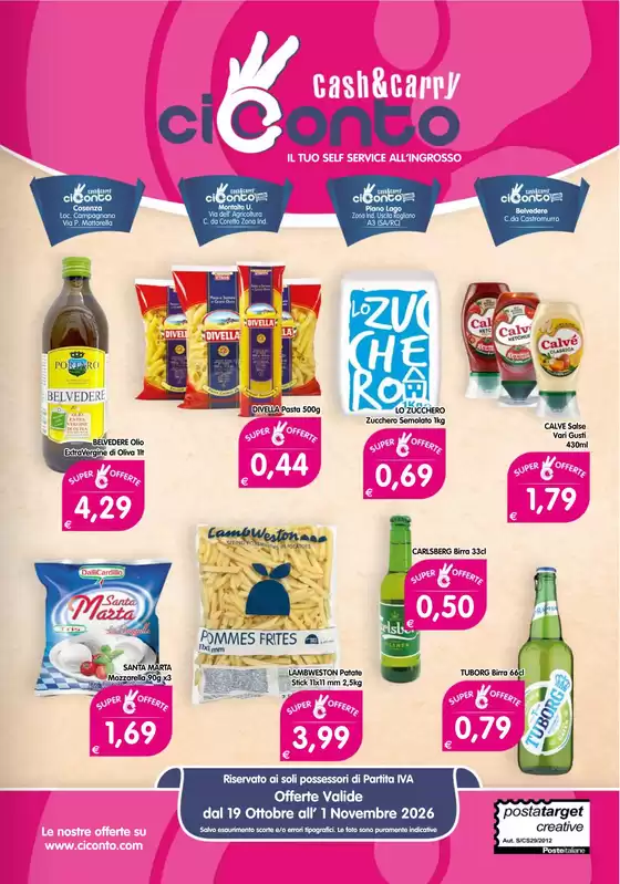 Volantino CiConto a Angri | Offerte CiConto | 2026-10-19T00:00:00.000Z - 2026-11-01T00:00:00.000Z