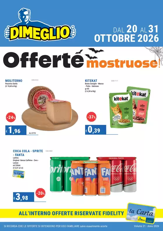 Volantino Dimeglio a Bologna | Offerte mostruose | 2026-10-20T00:00:00.000Z - 2026-10-31T00:00:00.000Z
