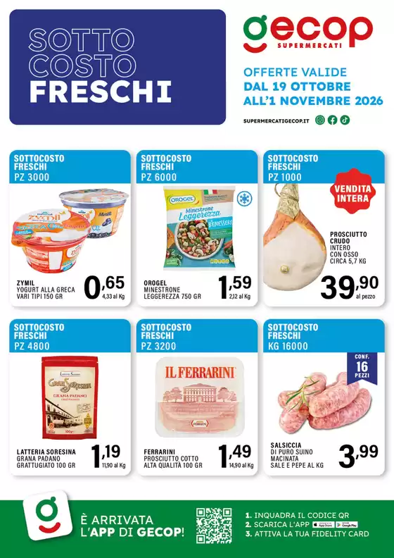 Volantino Gecop | OFFERTE VALIDE DAL 19 OTTОBRE ALL'1 NOVEMBRE 2026 | 2026-10-19T00:00:00.000Z - 2026-11-01T00:00:00.000Z