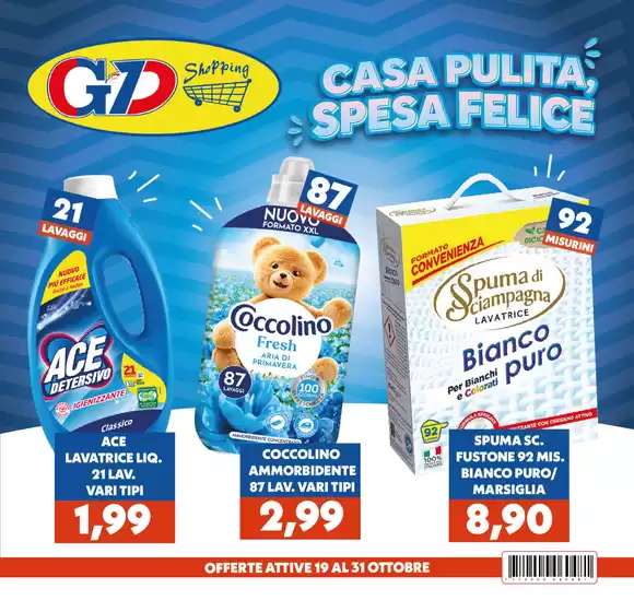 Volantino GeD SHOPPING | Casa pulita, spesa felice | 2026-10-19T00:00:00.000Z - 2026-10-31T00:00:00.000Z