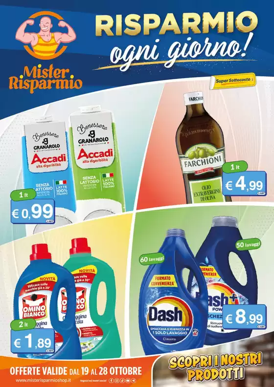 Volantino Mister Risparmio a Serramanna | RISPARMIO ogni giorno! | 2026-10-19T00:00:00.000Z - 2026-10-28T00:00:00.000Z