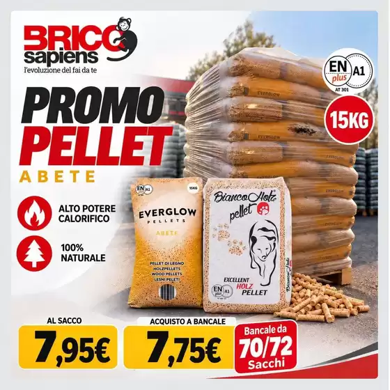 Volantino Brico Sapiens a Nuoro | Promo pellet | 2026-10-19T00:00:00.000Z - 2026-10-25T00:00:00.000Z