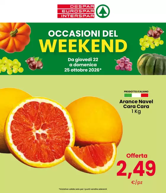 Volantino Interspar a Cento | Occasioni del weekend | 2026-10-22T00:00:00.000Z - 2026-10-25T00:00:00.000Z