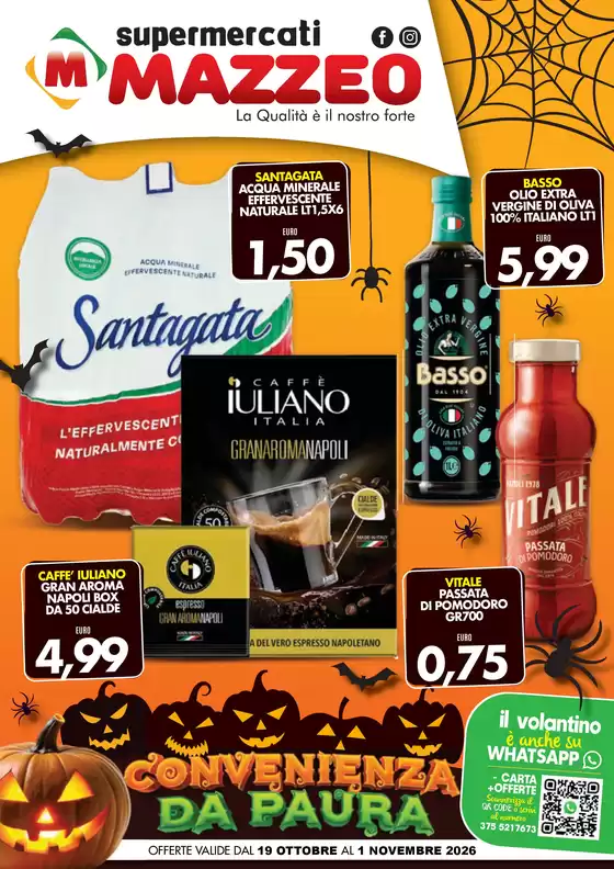 Volantino Mazzeo Supermercati | Convenienza da paura | 2026-10-19T00:00:00.000Z - 2026-11-01T00:00:00.000Z