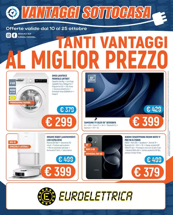 Volantino Euroelettrica | TANTI VANTAGGI AL MIGLIOR PREZZO | 2026-10-19T00:00:00.000Z - 2026-10-25T00:00:00.000Z