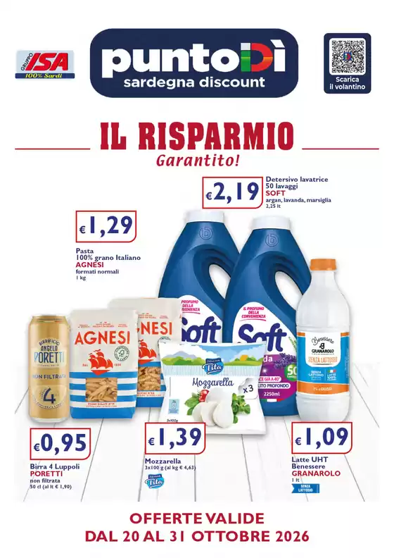 Volantino PuntoDì a None | Il risparmio garantito! | 2026-10-20T00:00:00.000Z - 2026-10-31T00:00:00.000Z