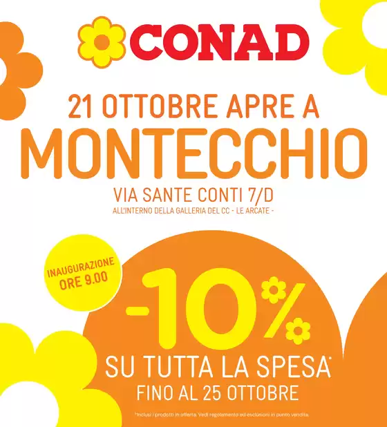 Volantino Conad a Pontestura | NUOVA APERTURA MONTECCHIO | 2026-10-21T00:00:00.000Z - 2026-11-04T00:00:00.000Z