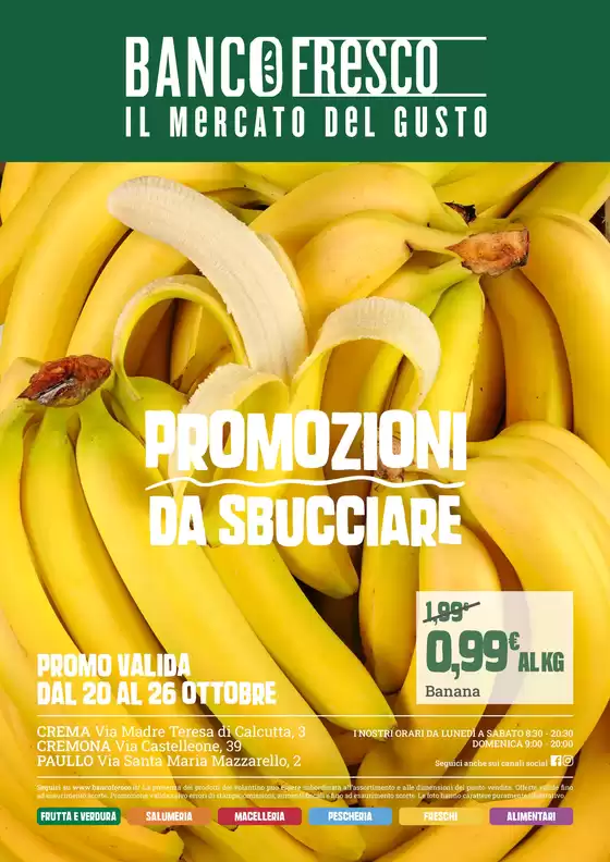 Volantino Banco Fresco | Promozioni da sbucciare | 2026-10-20T00:00:00.000Z - 2026-10-26T00:00:00.000Z