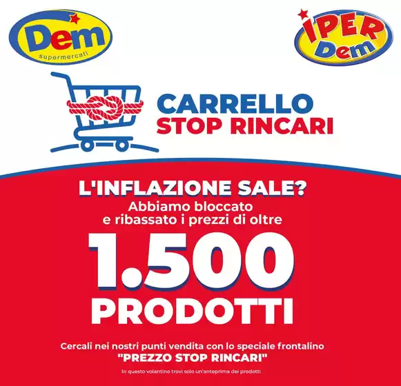 Volantino Dem a Settala | Carrello stop rincari | 2026-10-20T00:00:00.000Z - 2026-12-31T00:00:00.000Z