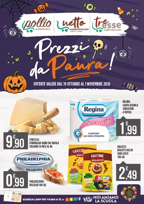 Volantino Netto Supermercati a Mendicino | Prezzi da Panra! | 2026-10-19T00:00:00.000Z - 2026-11-01T00:00:00.000Z