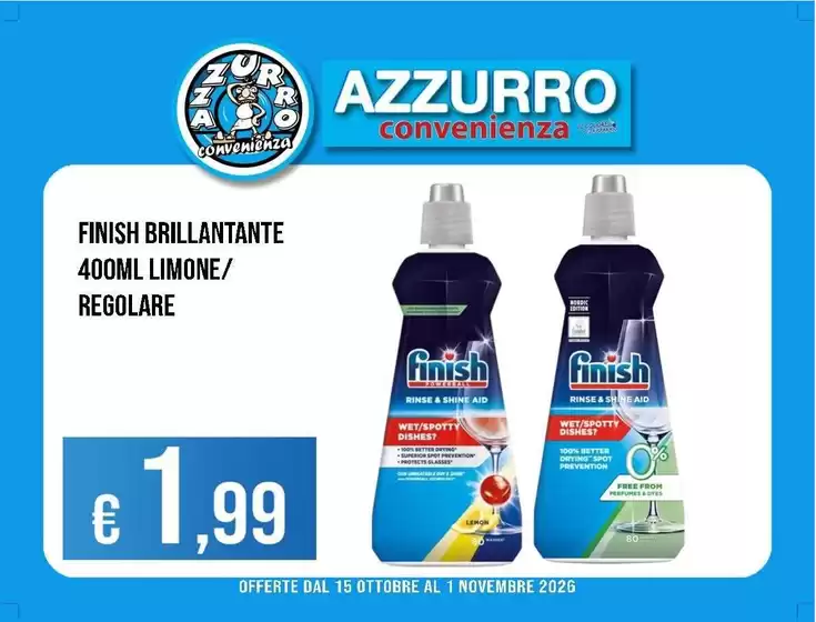 Volantino Azzurro Convenienza | Le migliori offerte per gli acquirenti parsimoniosi | 2026-10-15T00:00:00.000Z - 2026-11-01T00:00:00.000Z