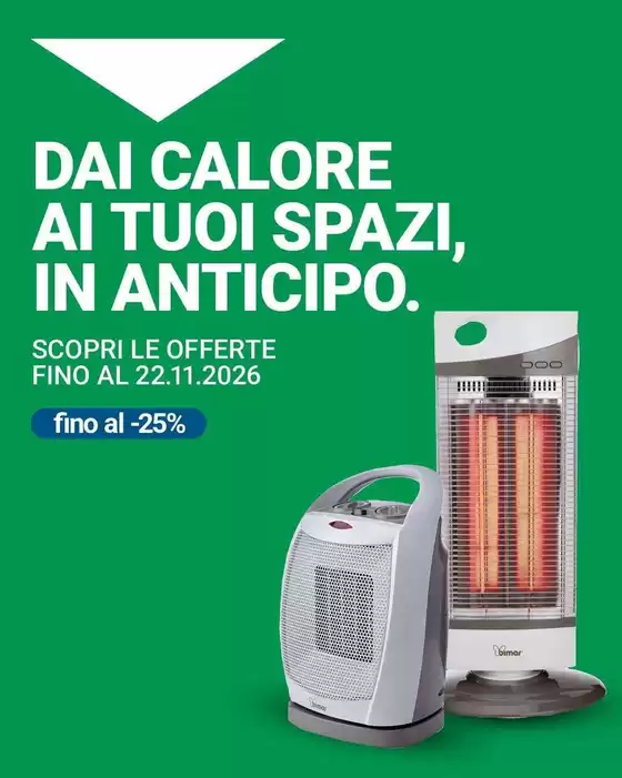Volantino CFadda a Romano di Lombardia | Dai calore ai tuoi spazi in anticipo | 2026-10-20T00:00:00.000Z - 2026-11-22T00:00:00.000Z