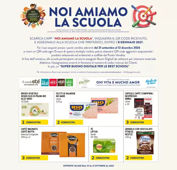 Volantino Etè a Carpegna | NOI AMIAMO LA SCUOLA | 2026-10-13T00:00:00.000Z - 2026-10-22T00:00:00.000Z