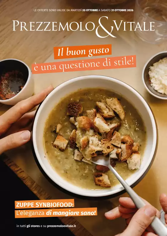Volantino Prezzemolo & Vitale a Carpegna | Il buon gusto e una questione di stile! | 2026-10-20T00:00:00.000Z - 2026-10-31T00:00:00.000Z