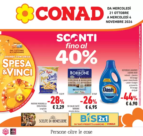 Volantino Conad a Caponago | SCONTI FINO AL 40% - CONAD SPECIALE MACELLERIA | 2026-10-21T00:00:00.000Z - 2026-11-04T00:00:00.000Z