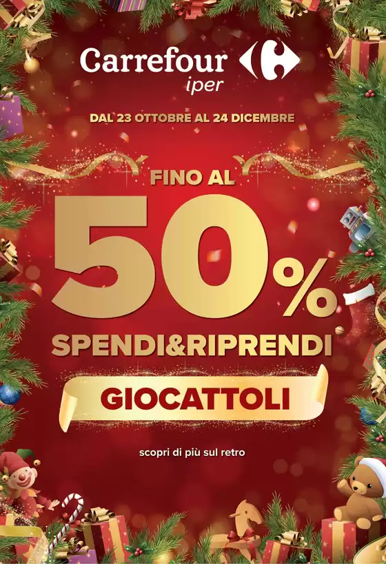 Volantino Carrefour Ipermercati a Laterza | Catalogo Giocattolo | 2026-10-23T00:00:00.000Z - 2026-12-24T00:00:00.000Z