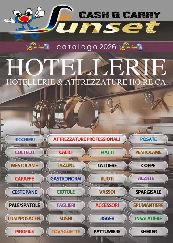 Volantino Sunset Cash&Carry a Isernia | Hotellerie | 2026-10-20T00:00:00.000Z - 2026-12-31T00:00:00.000Z
