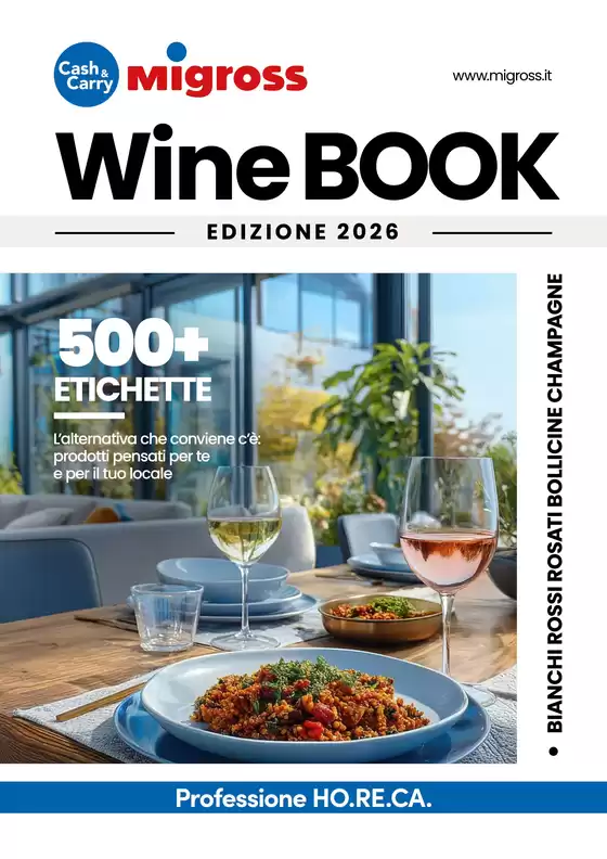Volantino Migross Cash&Carry | Catalogo-vini-2026 | 2026-07-01T00:00:00.000Z - 2027-03-31T00:00:00.000Z