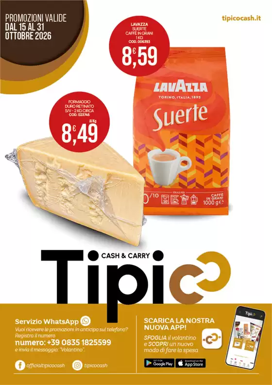 Volantino Tipico Cash a Sora | Promozioni valide | 2026-10-15T00:00:00.000Z - 2026-10-31T00:00:00.000Z